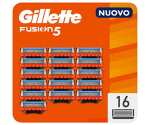 Gillette Fusion 16 Lamette da Barba con 5 Lame